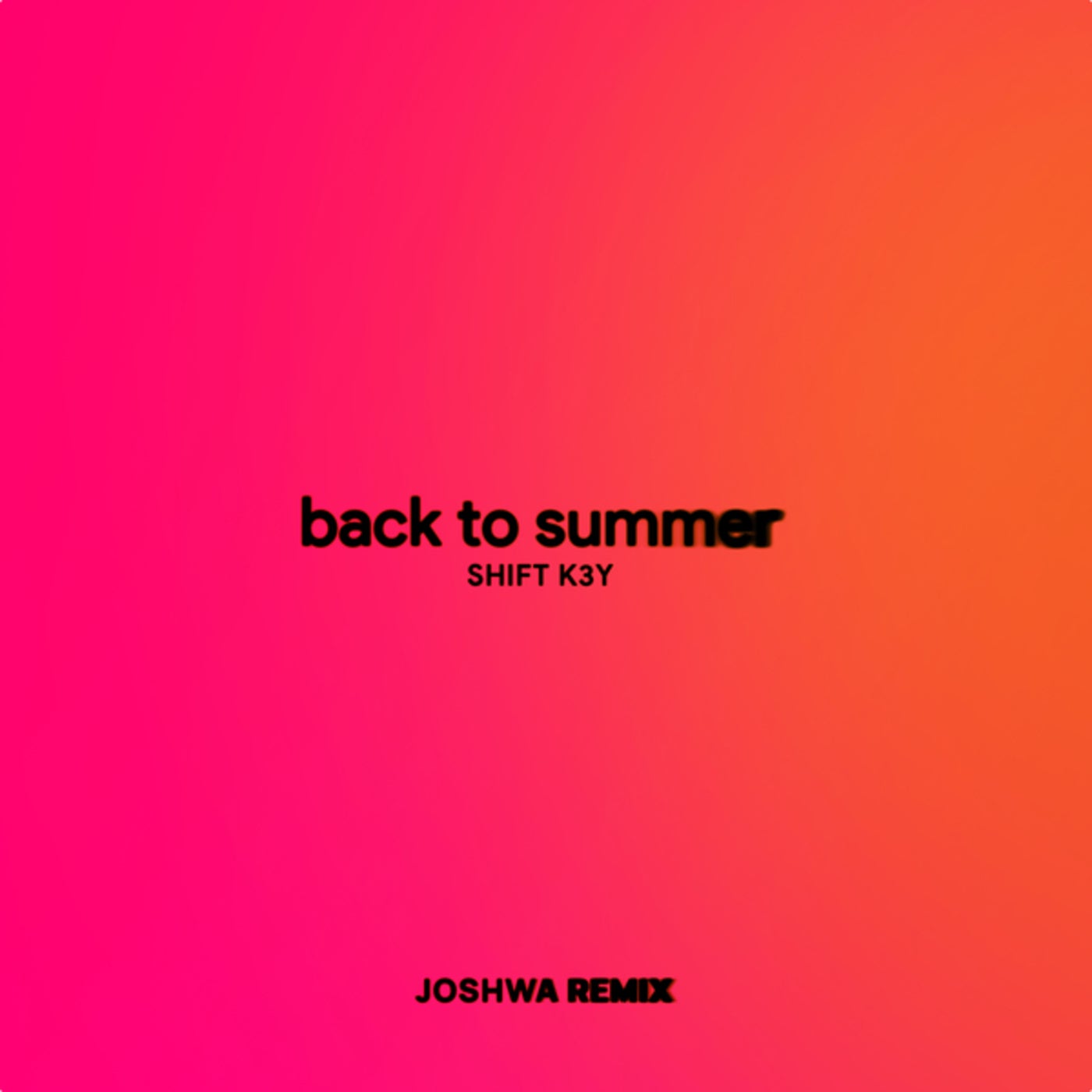 Shift K3y - Back To Summer (joshwa Remix) on Revolution Radio
